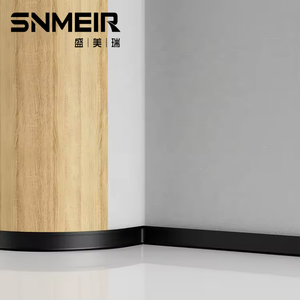 Senmry nhanh chóng vận chuyển hiện đại 4cm/6cm/8cm nhôm kim loại sàn Ốp chân tường Hội Đồng Quản trị không thấm nước nhà máy nhôm ốp chân tường hồ sơ - Product Image 6