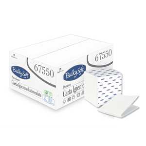 Carta Igienica Premium BulkySoft, 12 Rotoli, 260m, Doppio Strato, Bianca Intercalata - Product Image 1