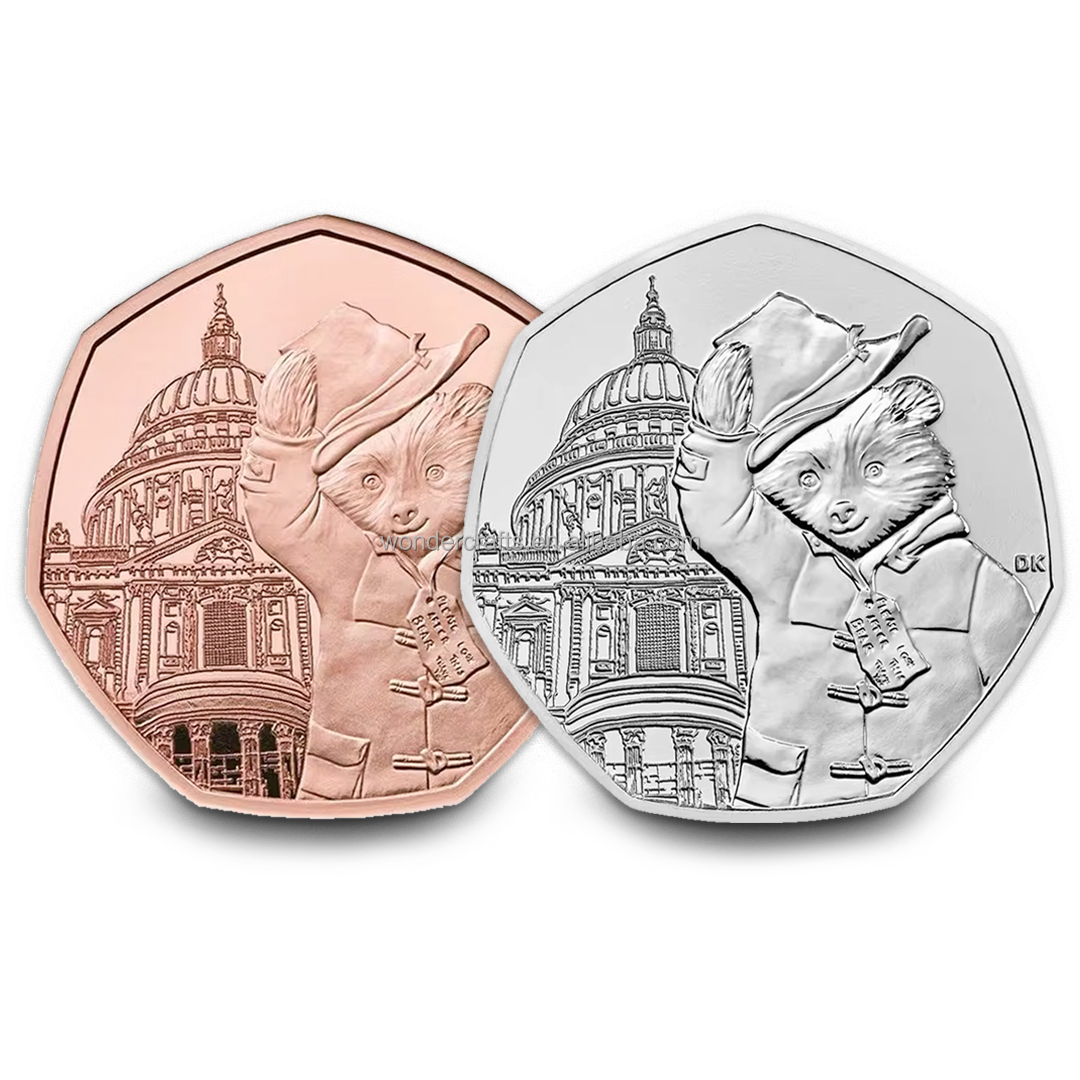 ヴィンテージ/アンティークコイン,パディントンベア50ペンス ALL 4 PADDINGTON BEAR 50 PENCE COINS - YouTube