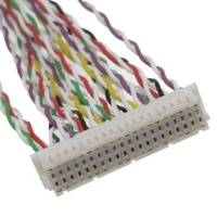 كابل إلكتروني عالمي RY HRS DF20A-40DS-1C DF20 بخطوة 1.0 مم من 40P إلى 2P دوبونت 2.54 مم لشاشات LCD و LVDS و EDP