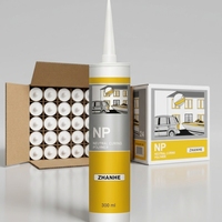 Scellant silicone transparent neutre à 100 %, 280 ml, imperméable et résistant à la moisissure, pour toit de camping-car, travaux du bois, construction