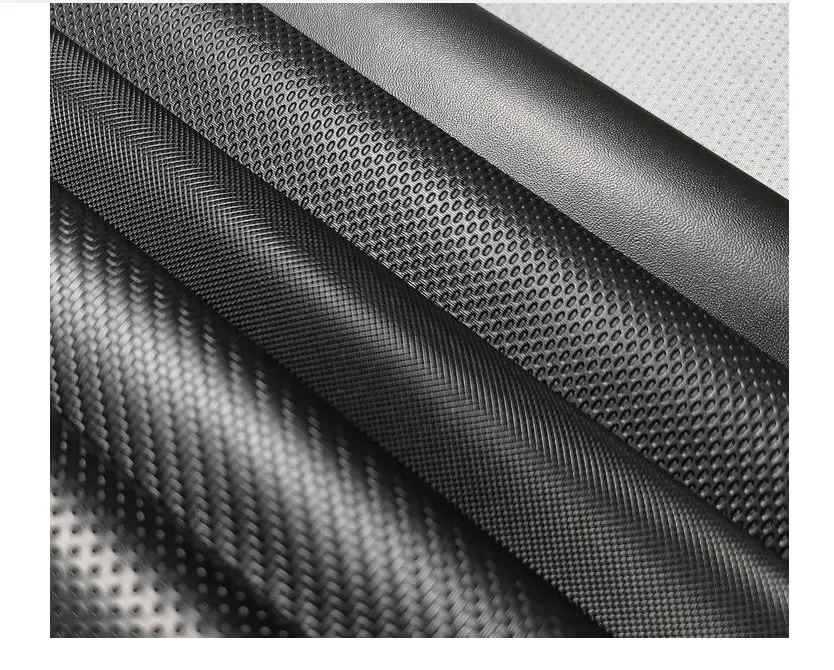 Cuero Elastic PVC leather 0.6mm mesh backing for cover of vehicle for motorcycle seat cheap price factory directly sell