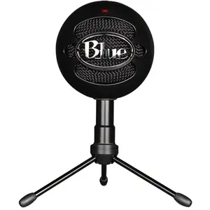 Logitech-micrófono condensador Usb para estudio de grabación de hielo, bola de nieve azul, con soporte de trípode para teléfono, Pc, Skype, juegos en línea, Vlogging