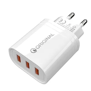 3USB multi-port charger 5V2A fast charging head wall charger adapter European and American standards