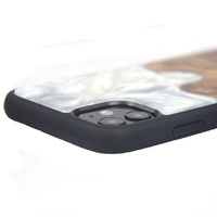 Coque de téléphone portable en résine bois stable haut de gamme source d'origine pour Iphone 12 11 Pro Max 7plus nouveaux étuis de téléphone portable