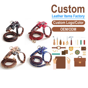 Nuevo Collar y Correa para Mascotas Estilo Británico en Forma de K, Ajustable, para Perros y Gatos, Equipo Anti-Escape para Cachorros - Product Image 1