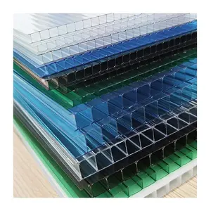 Polycarbonate Panel Manufacture Cellular Alevolar 8mm 10mm Hollow Polycarbonate Sheet Plastic Sheet Policarbonato Pc Panel