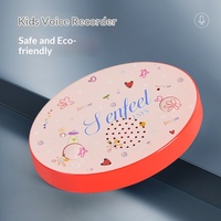 Boîte d'enregistreur vocal ovale personnalisable OEM, enregistrement de 30 secondes, jouet éducatif interactif, cadeau idéal pour bébé de 0 à 24 mois