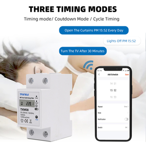 Medidor de Energía Inteligente WIFI Tuya 60A para Riel DIN, Temporizador, Monitor de Energía, Medidor de kWh, Vatímetro, 110V 220V, Compatible con Smart Life, Alexa, <span class=keywords><strong>Google</strong></span> Home, Alice - Product Image 5