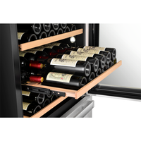 VI300DTB Refroidissement du vin et des boissons à trois portes à faible coût et à haut rendement Technologie électrique du vin pour réfrigérateur et refroidisseur
