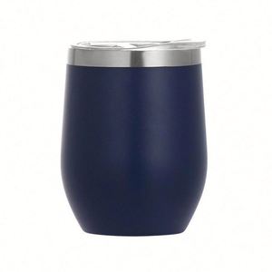Ustensile de cuisson 12oz/360ml avec logo personnalisé Tasse à café double cuillère à café Isolation de voyage Tasses à bière mignonnes Tasse à vin avec couvercle - Product Image 2