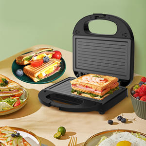 Mini Waflera Eléctrica Personal <span class=keywords><strong>de</strong></span> Acero Inoxidable Holandés con <span class=keywords><strong>Placas</strong></span> Intercambiables para Hash Browns y Pan Tostado a la Francesa - Product Image 5