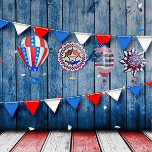 Jardín viento SPINNER Día DE LA Independencia 4 de Julio Decoración patriótica spinner de viento automático - Product Image 6