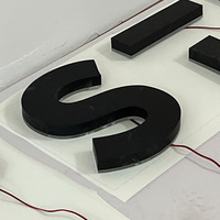 Panneau de signalisation Led pour les entreprises, Logo en plein air, géant, lumières, lettre, magasin de fumée ultra-mince 3d, publicité électronique