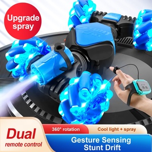 Control de gestos transparente RC Stunt Car Luces coloridas Spray Music 360 grados Drift para niños - Product Image 2