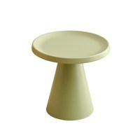 Ensemble de tables basses rondes modernes en métal style crème pour salon, idéal pour petits appartements, avec design Wabi-sabi épuré, mobilier de maison