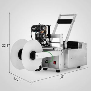 Machine d'étiquetage de bouteilles rondes semi-automatique à bas prix à vendre - Product Image 2