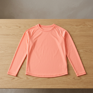 Premium Kids <b>Long</b> <b>Sleeve</b> <b>Base</b> <b>Layer</b> Shirt UPF 50+ 100% Polyester Slim Fit Quick Dry Spring Activewear Top - Product Image 3