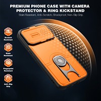 Coque de protection Lingtuo Push-open Animal Magnetic PCTPU antichute pour Redmi K90 et 17 Pro Max, nouvelle collection XM15T, pour le marché international