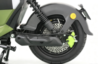 Moto électrique U2 d'usine 60V 20Ah longue autonomie 1500W, cyclomoteur électrique pour adultes pour les trajets urbains au Brésil