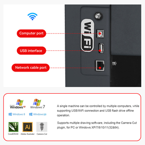 A3 A4 A3 + Giấy gói Mẫu cắt decal tự động cho ăn giấy Sticker tấm Máy cắt kỹ thuật số chết cắt decal - Product Image 5