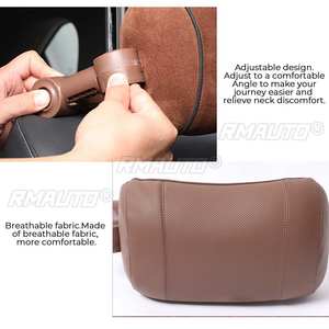 Reposacabezas Universal de Espuma Viscoelástica para Auto, 3 Colores, Diseño con Soporte y Funda de Cuero PU, para las Cuatro Estaciones - Product Image 6