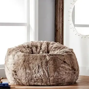 Comfortable Large Small Lazy Sofas Folding Sofa Bed Gaming Faux Fur Bean Bag Bed