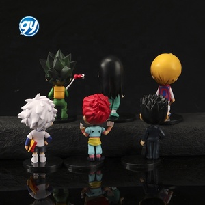 6 pièces chasseur x chasseur Figure Anime Gon Killua Kurapika Hisoka <span class=keywords><strong>Leorio</strong></span> poupée jouet Statue - Product Image 5