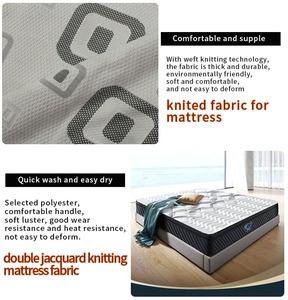 Good Quality 100%Polyester Customization Knitted Fabric Breathable Mattress Cover Wholesale Cheap Mattress Ticking Fabric