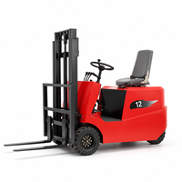 Chariot élévateur électrique à 3 roues à petit rayon de braquage avec contrôleur Curtis, déplaceur latéral, transpalette, norme CE ISO