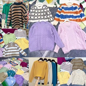 Venta al por Mayor de Ropa de Marca en Pacas de Suéteres Ligeros Abiertos de Segunda Mano para <span class=keywords><strong>Dama</strong></span>, Lotes Mixtos de Prendas de Punto para Mujer Estilo <span class=keywords><strong>Shein</strong></span> - Product Image 2