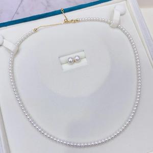 Collier de perles d'eau douce naturelles AAA 10-11 mm, cercle parfait avec micro défauts, pour maman, fabrication de bijoux en gros, chaîne - Product Image 3