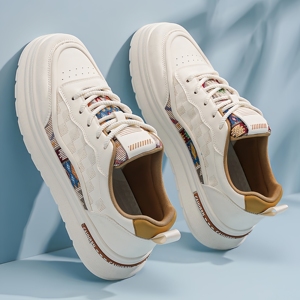 Chaussures de sport pour hommes, légères, respirantes, style décontracté pour la marche, semelles épaisses, et chaussures de skateboard - Product Image 3