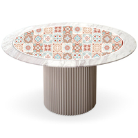 Set de table imperméable et anti-taches en PVC et cuir PU, résistant à la chaleur, pour tables de restaurant et d'hôtel