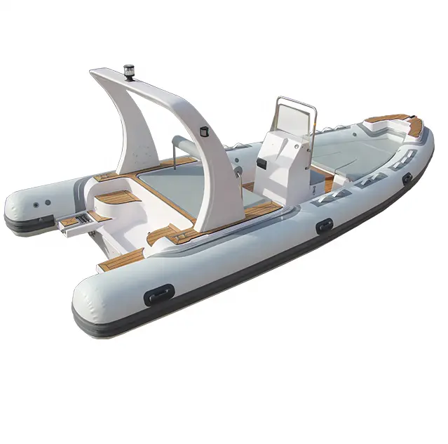 Barco inflável de fibra de vidro, luxo, itália, 20ft rib600 semi-rígido, hull orca hypalon/pvc, venda