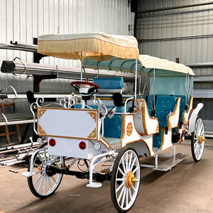 Voiture électrique de luxe haut de gamme à trois rangées, bleue, personnalisée, de style européen, pour le tourisme, à vendre - Product Image 1