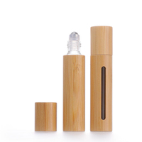 Botol Roller Kaca Bambu dengan Suara Super Bass dan Imersif, Perangkat Audio untuk Pesta, Kantor, Kamar Tidur, Speaker Stereo Botol Roller