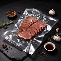 Sac sous vide en nylon transparent imprimé sur mesure pour l'emballage de viande congelée, de fruits de mer et d'aliments