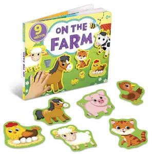 Top Selling Items On The Farm Sticky Playbook Animal World Book Activity Book For Kids Place The Animals