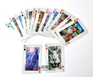 3D Ultra durevole lenticolari carte da gioco 3D poker tarocchi stampa 3d set di carte - Product Image 1