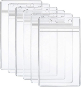 ซองใส่บัตร/ป้ายชื่อแบบใส รุ่น GW-CH107AC ยี่ห้อ <span class=keywords><strong>GOWELL</strong></span> ทำจาก PVC แบบนิ่ม แนวตั้ง - Product Image 3