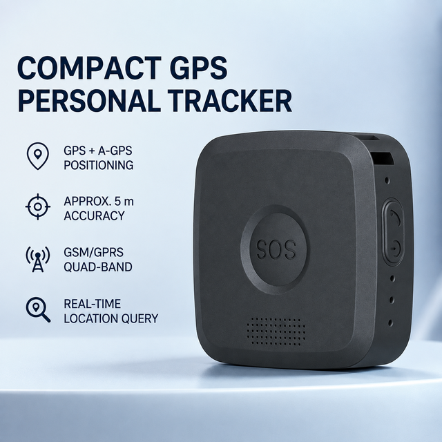 P8 Mini Portable Personal GPS Tracker SOS Emergency Alarm Device for Elderly Kids and Personal Safety