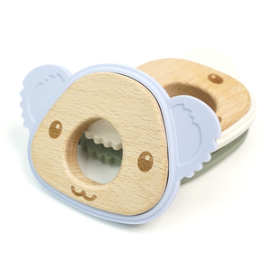 Anello in legno di <span class=keywords><strong>Koala</strong></span> in Silicone senza Bpa <span class=keywords><strong>Baby</strong></span> masticare massaggiagengive sensoriali giocattoli per bambini - Product Image 5