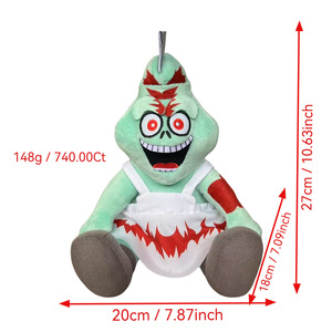Logo personalizzato Breadhead Gaslight distan Mel giocattoli di peluche cartone animato Zombie macellaio peluche Super morbido cuscino regalo - Product Image 3