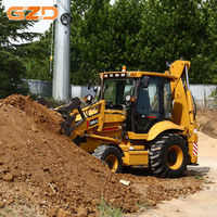 Chargeuse-pelleteuse GZD 8200 kg Cummins 1,0 m³ Cuve 0,3 m³ Profondeur de rétrocavitation 3967 mm 39 km/h Diesel