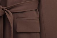 Ensemble blazer élégant, costume décontracté pour femmes, veste et pantalon, deux pièces, ensemble de costumes pour femmes marron