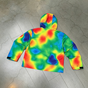 Custom Streetwear Windbreaker Nylon Zip Up <b>Jacket</b> For Men Oversize Hoody Camo Digital Printing Windbreaker <b>Jacket</b> Manufacturer - Product Image 2