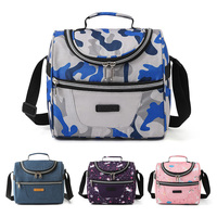 Sac isotherme matelassé personnalisé pour femme, sac à déjeuner thermique pour le bureau et les voyages