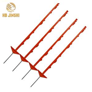 Valla de cercado eléctrica, poste de plástico polivinílico, color blanco, 120cm - Product Image 6