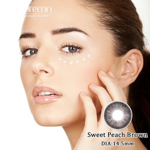 Haipurecon – <span class=keywords><strong>Lentilles</strong></span> de contact annuelles couleur café marron, magnifiques <span class=keywords><strong>yeux</strong></span>, vente en gros - Product Image 5